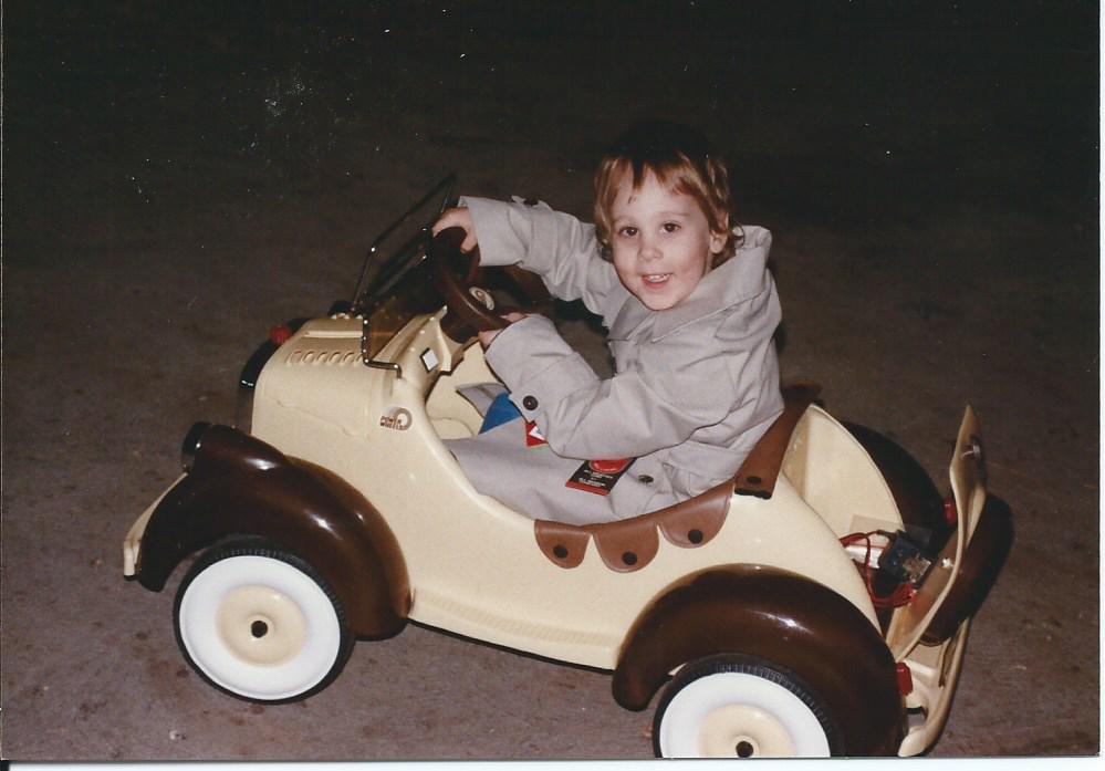 Brad with his Car